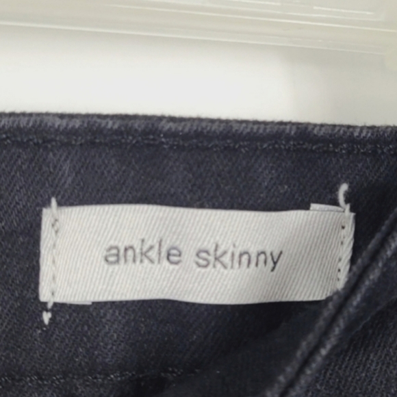 SOCIAL STANDARD Sanctuary Ankle Skinny Jeans Camouflage Black Grey Size 8 Women - Picture 8 of 9